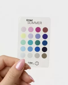 Seizoenstype kleurenpas True Summer kleuranalyse ColorCompass