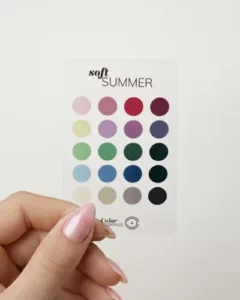 Seizoenstype kleurenpas Soft Summer kleuranalyse ColorCompass
